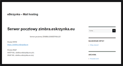Desktop Screenshot of eskrzynka.eu